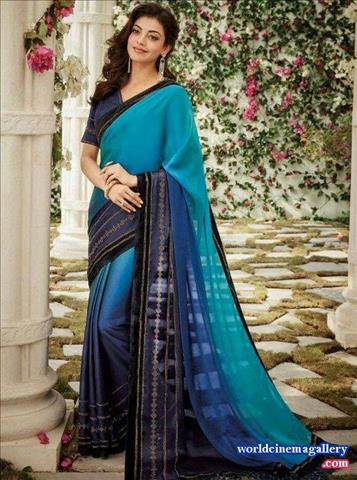 Kajal Aggarwal Latest Saree Stills