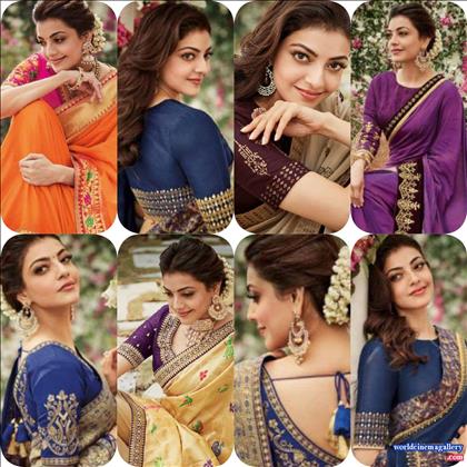 Kajal Aggarwal Latest Saree Stills