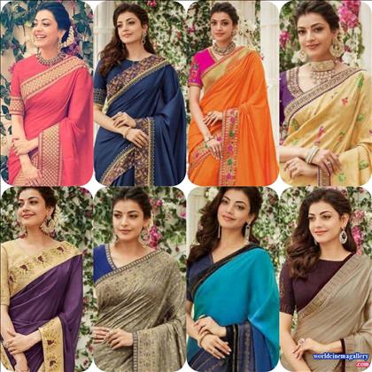 Kajal Aggarwal Latest Saree Stills