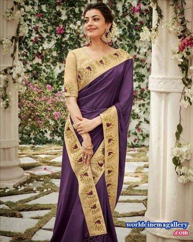 Kajal Aggarwal Latest Saree Stills