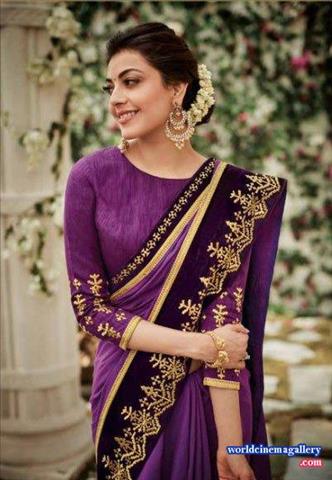 Kajal Aggarwal Latest Saree Stills