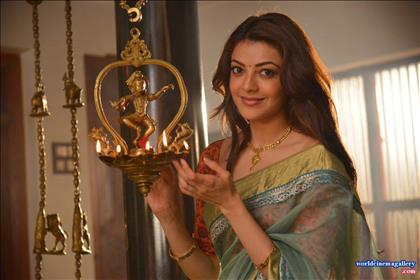 Kajal Aggarwal Saree Stills