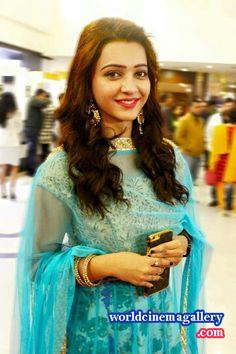 Koushani Stills in Blue Dress