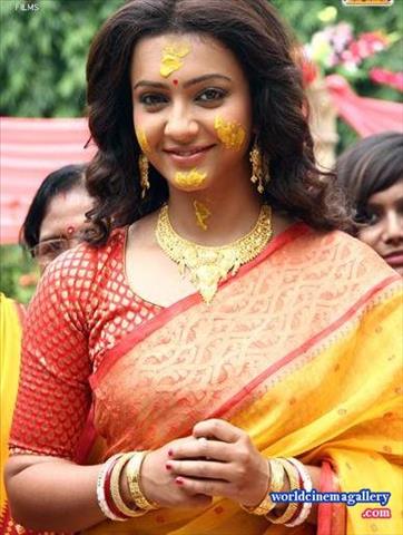 Koushani Stills in Blue Dress