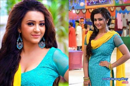 Koushani Stills in Blue Dress