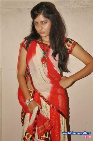 Madhumitha Hot Saree Stills