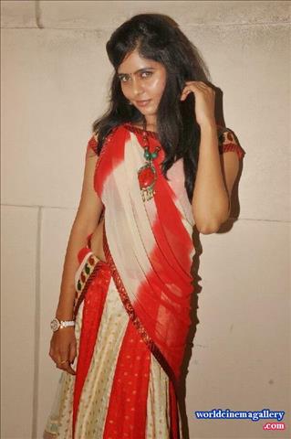 Madhumitha Hot Saree Stills