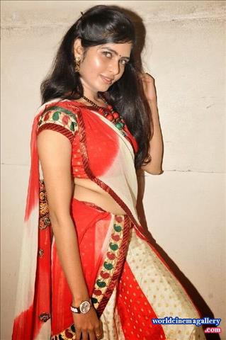 Madhumitha Hot Saree Stills