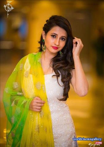 Manvitha Harish Saree Stills - World Cinema Gallery