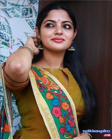 Nikhila Vimal Saree Stills