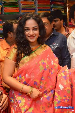 Nithya Menen In Yellow Saree
