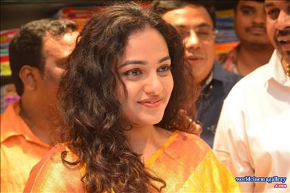 Nithya Menen In Yellow Saree