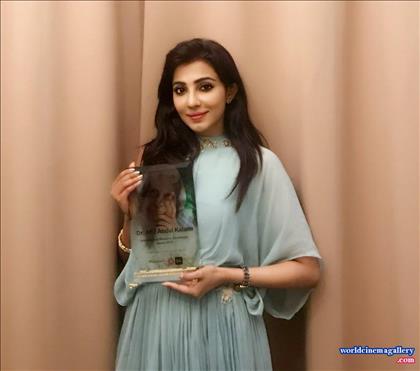 Parvatii Nair Green Saree Stills