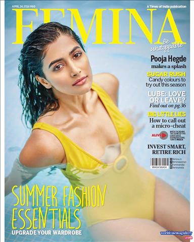 Pooja Hegde Bikini Stills at Femina 2018