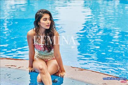 Pooja Hegde Bikini Stills at Femina 2018