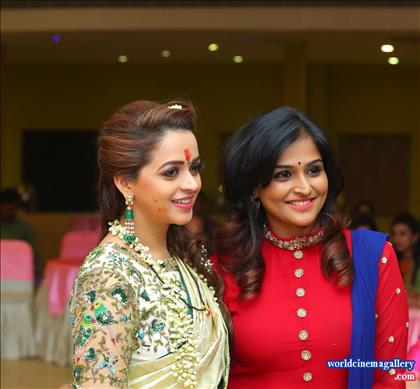 Remya Nambisan At bhavana marriage Stills