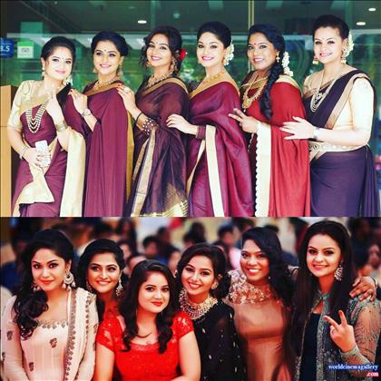 Remya Nambisan At bhavana marriage Stills