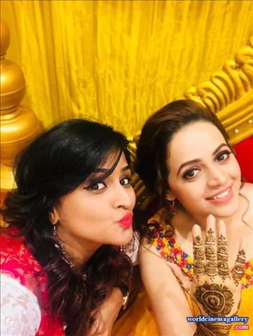 Remya Nambisan At bhavana marriage Stills