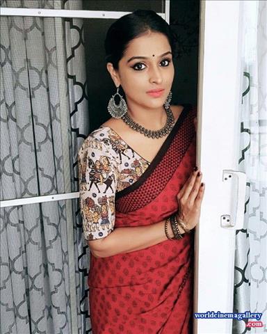 Remya Nambisan At bhavana marriage Stills