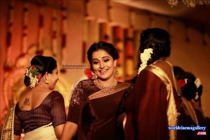 Remya Nambisan At bhavana marriage Stills