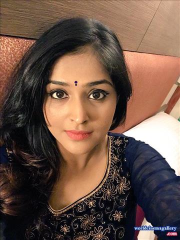 Remya Nambisan At bhavana marriage Stills