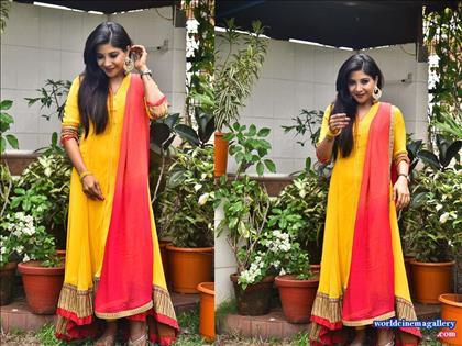 Sakshi Agarwal in Yellow Dress