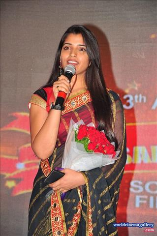 Syamala Stills in Santosham film awards 2015 Curtain Raiser