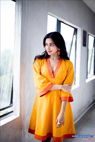 Amala Paul Latest Stills At Bhaskar Oru Rascal Movie Promotion