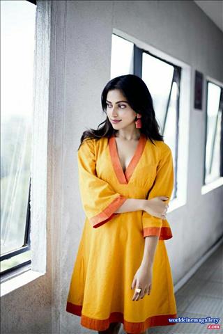 Amala Paul Latest Stills At Bhaskar Oru Rascal Movie Promotion