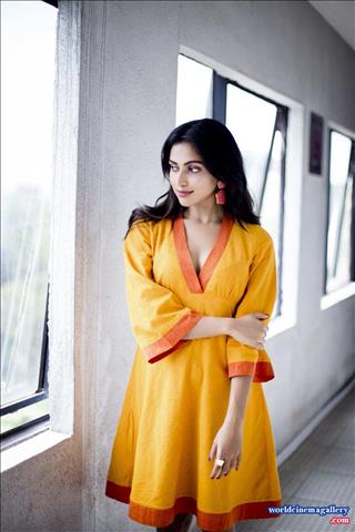 Amala Paul Latest Stills At Bhaskar Oru Rascal Movie Promotion