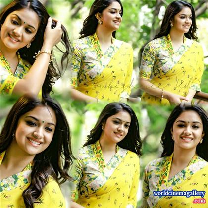 Keerthy Suresh Stills At Nadigaiyar Thilagam Movie