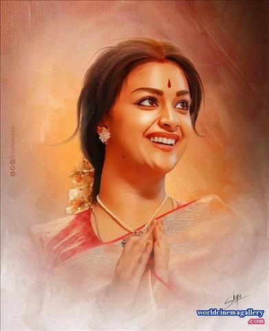 Keerthy Suresh Stills in Nadigaiyar Thilagam Movie