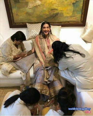 Sonam Kapoor Marriage Photos