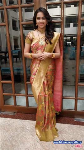 Sri Divya Kanchi Pattu Saree Stills