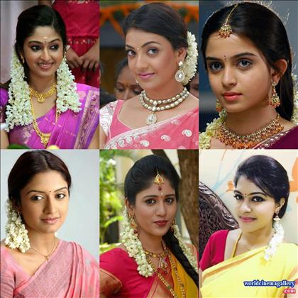 Actress in Half Saree Stills