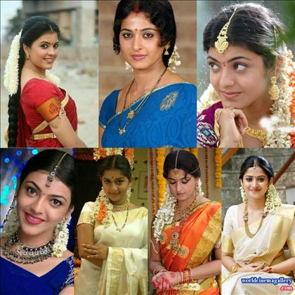 Actress in Saree Stills