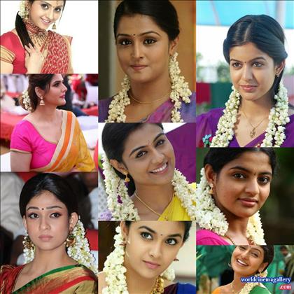 Actress in Saree Stills