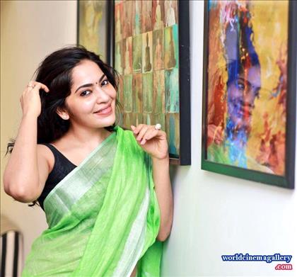 Anchor Ramya Saree Stills - World Cinema Gallery