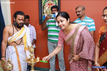 Jyothika Stills At Kaatrin Mozhi Movie Launch