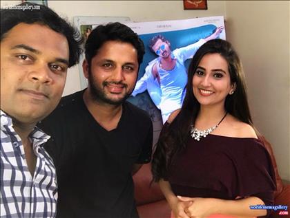 Manjusha Anchor Stills At Mahanati Event