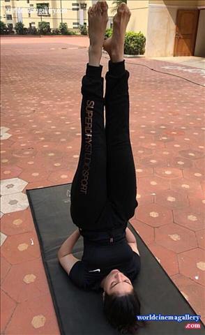 Tamanna Bhatia Hot WorkOut Stills