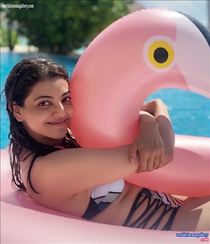 Kajal Aggarwal bikini stills in Maldives