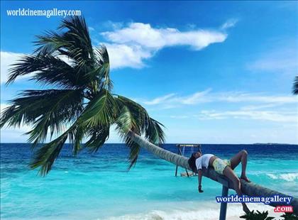 Kajal Aggarwal bikini stills in Maldives