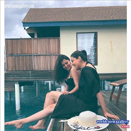 Kajal Aggarwal bikini stills in Maldives