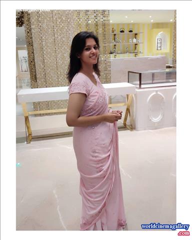 Swasthishta Krishnan Saree Stills