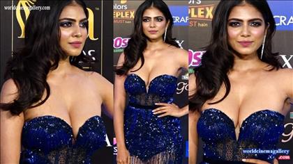 Malavika Mohanan Hot Cleavage And Stunning Legs in IIFA Awards 2019