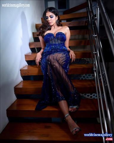 Malavika Mohanan Hot Cleavage And Stunning Legs in IIFA Awards 2019