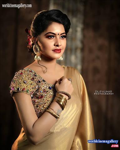 Rachitha Mahalakshmi Saree Stills