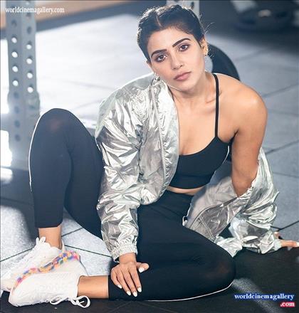 Samantha Akkineni Gym Hot Stills