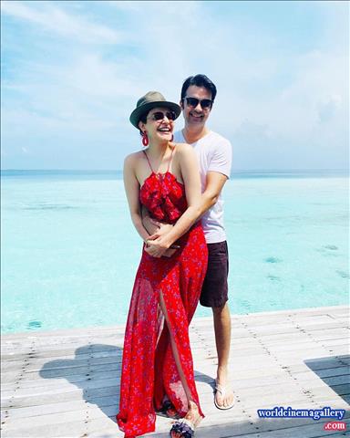 Kajal Aggarwal Honeymoon  stills